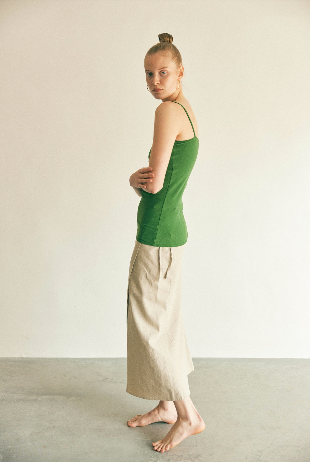Hemp Sandy Wrap Skirt Natural