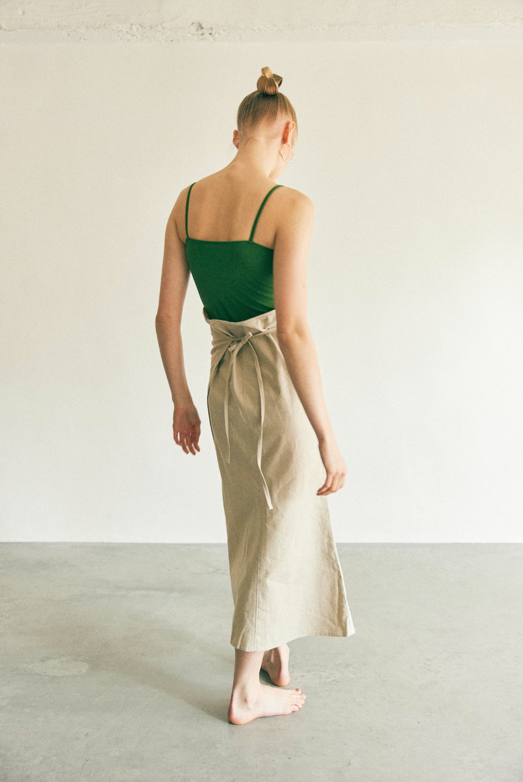 Hemp Sandy Wrap Skirt Natural