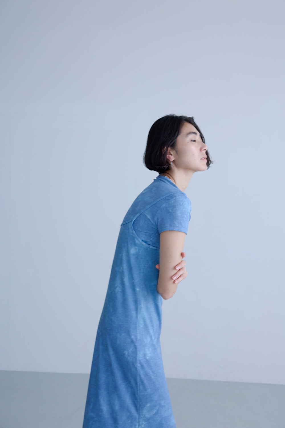 〈NEW〉♻Minimal Swim T 藍染 Marble