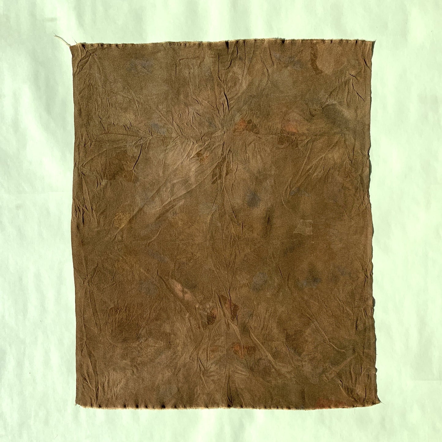 Tamanegi Coffee 玉珈 -plant dyed antique kimono scarf-
