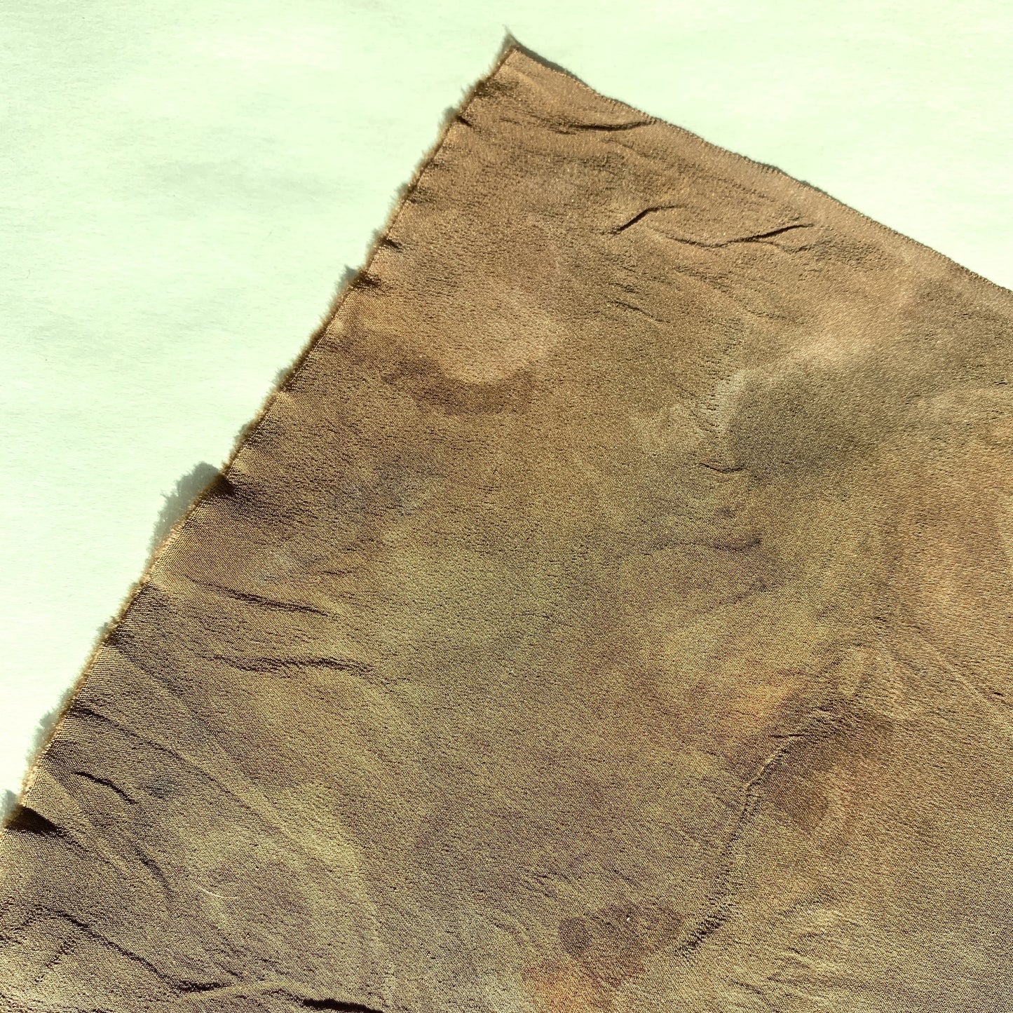 Tamanegi Coffee 玉珈 -plant dyed antique kimono scarf-