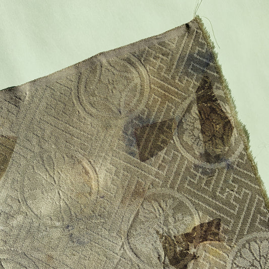 Asisai 紫陽花 弐 -plant dyed antique kimono scarf-