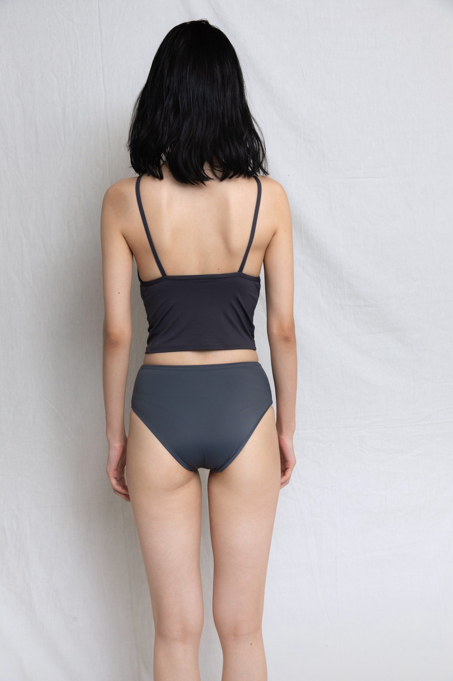 ♻High Neck Swim Tank 墨