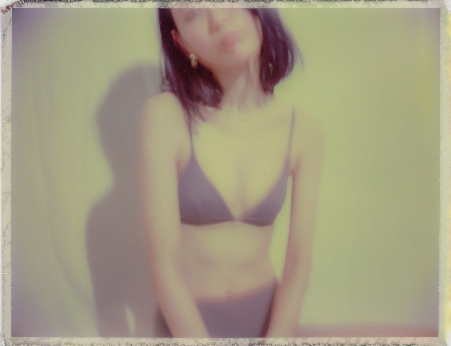 ♻Back Line Bikini Top 淡藤