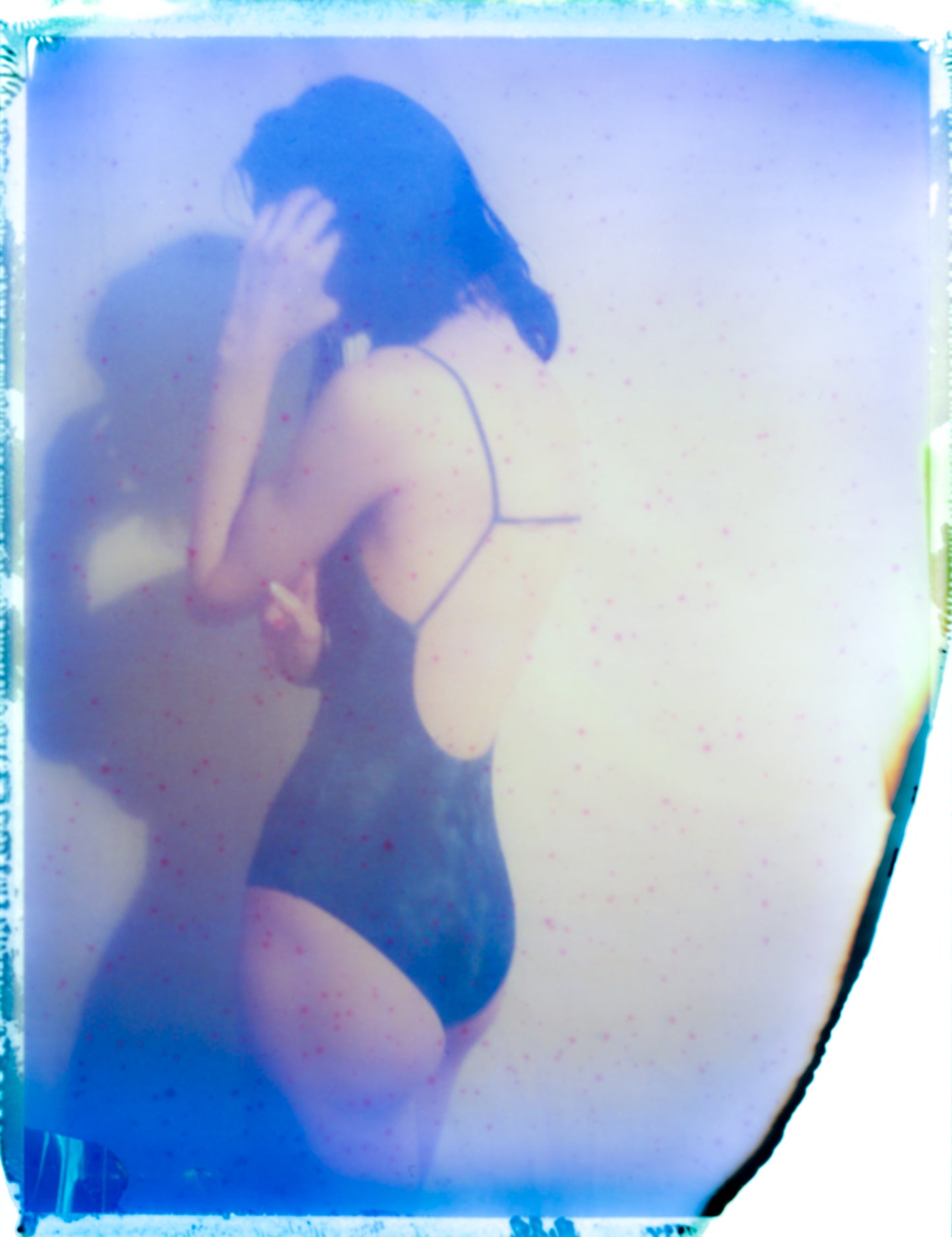♻Back Line One-Piece 藍染