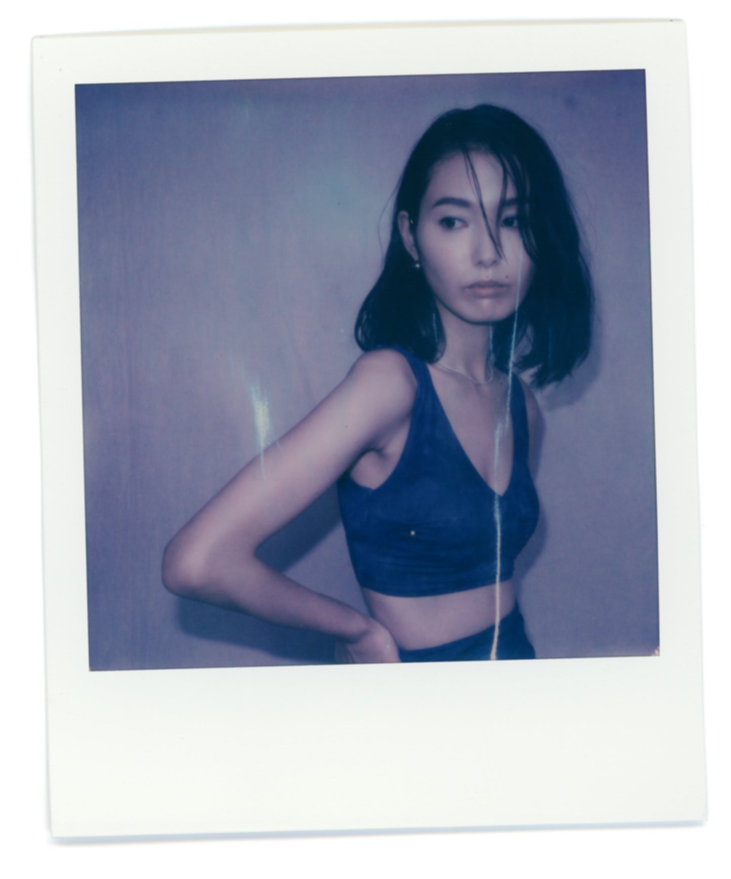 ♻Swim Tank Shorty 藍染