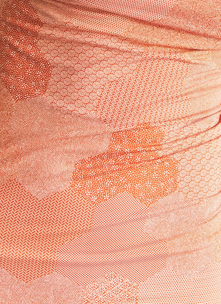 ♻Reversible Low Bikini Bottom 毘沙門亀甲 紅檜皮×燕脂