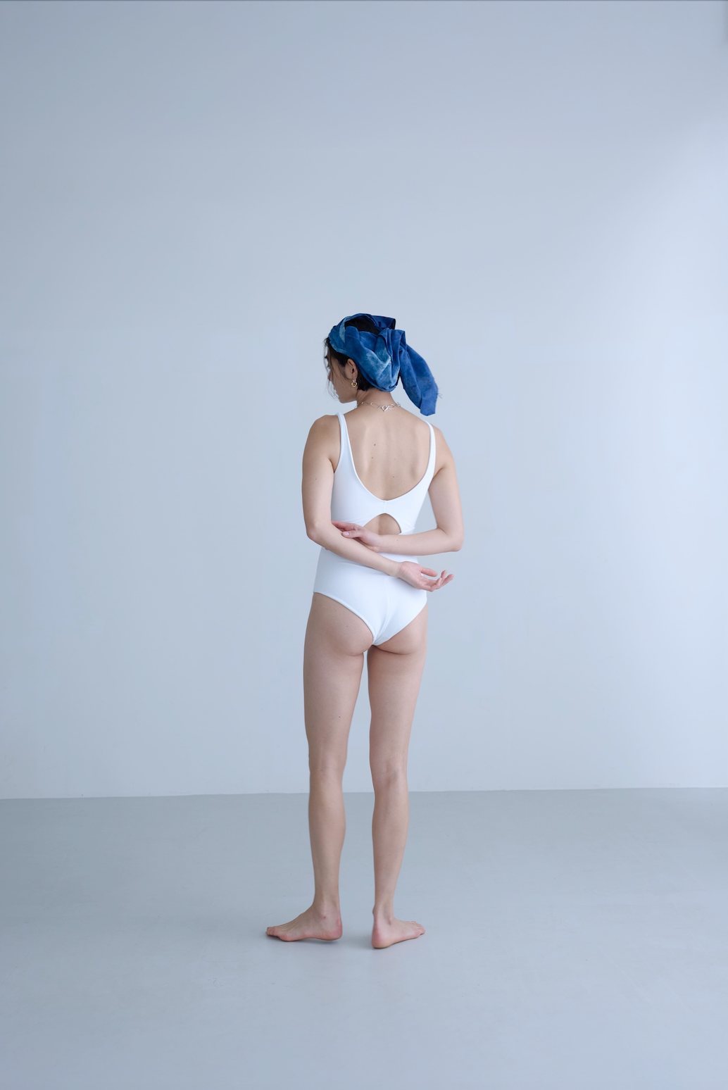 〈NEW〉♻Rhombus One-Piece 白