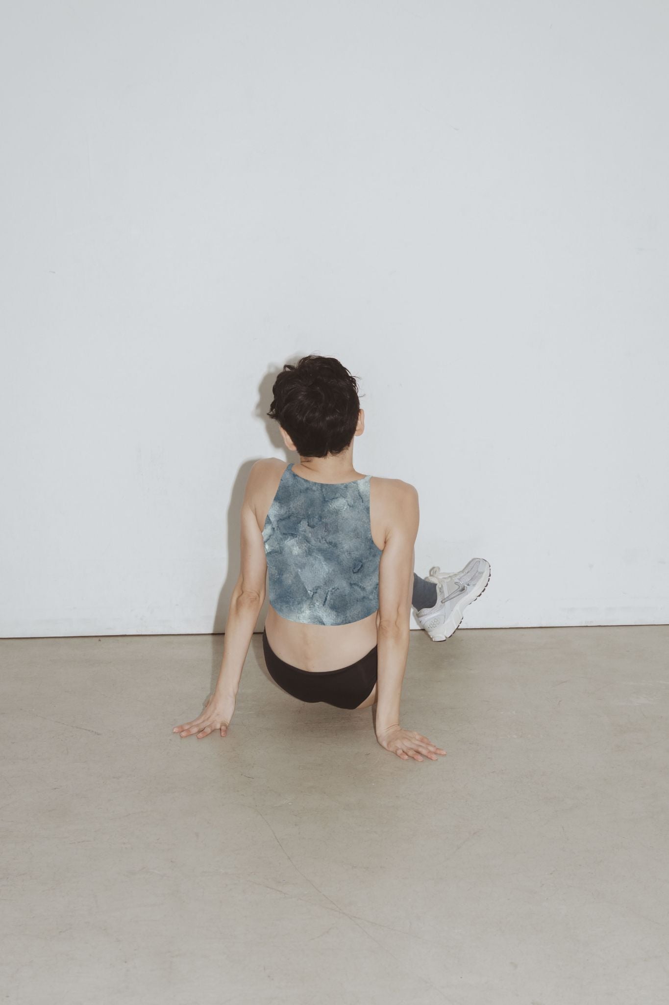 ♻︎High Neck Short Swim Tank 草木柄 – eit swim〈イト スイム〉