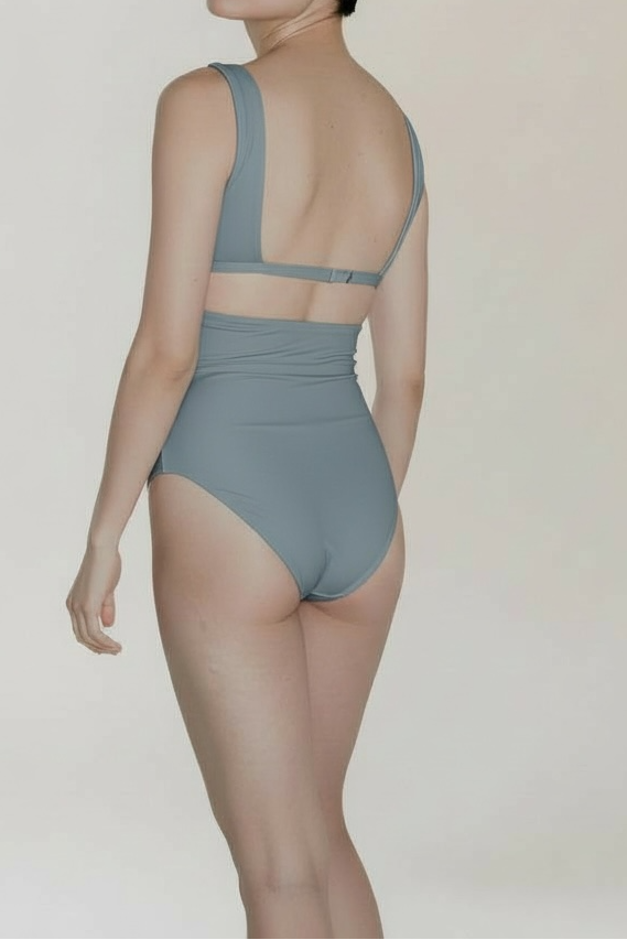 ♻︎Reversible Super High Bottom 黒×墨青