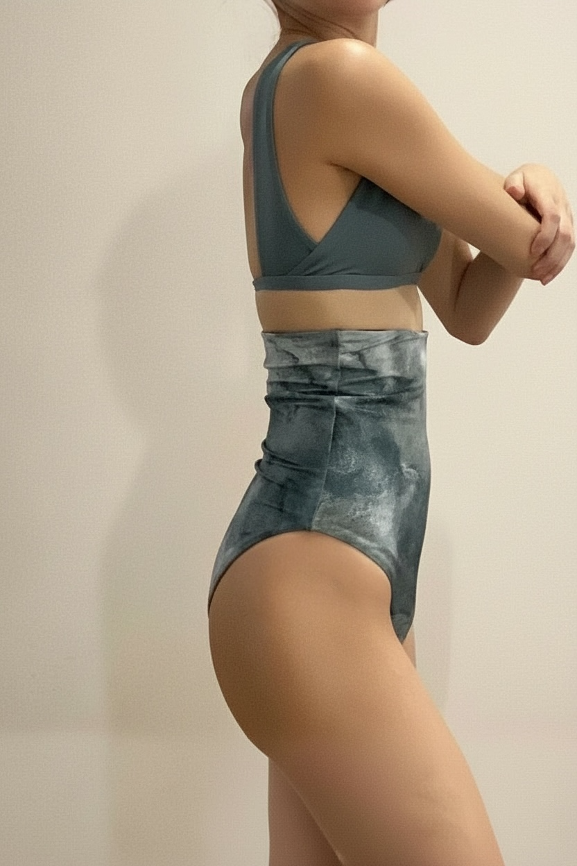 ♻︎Mini Wrap Top 墨青