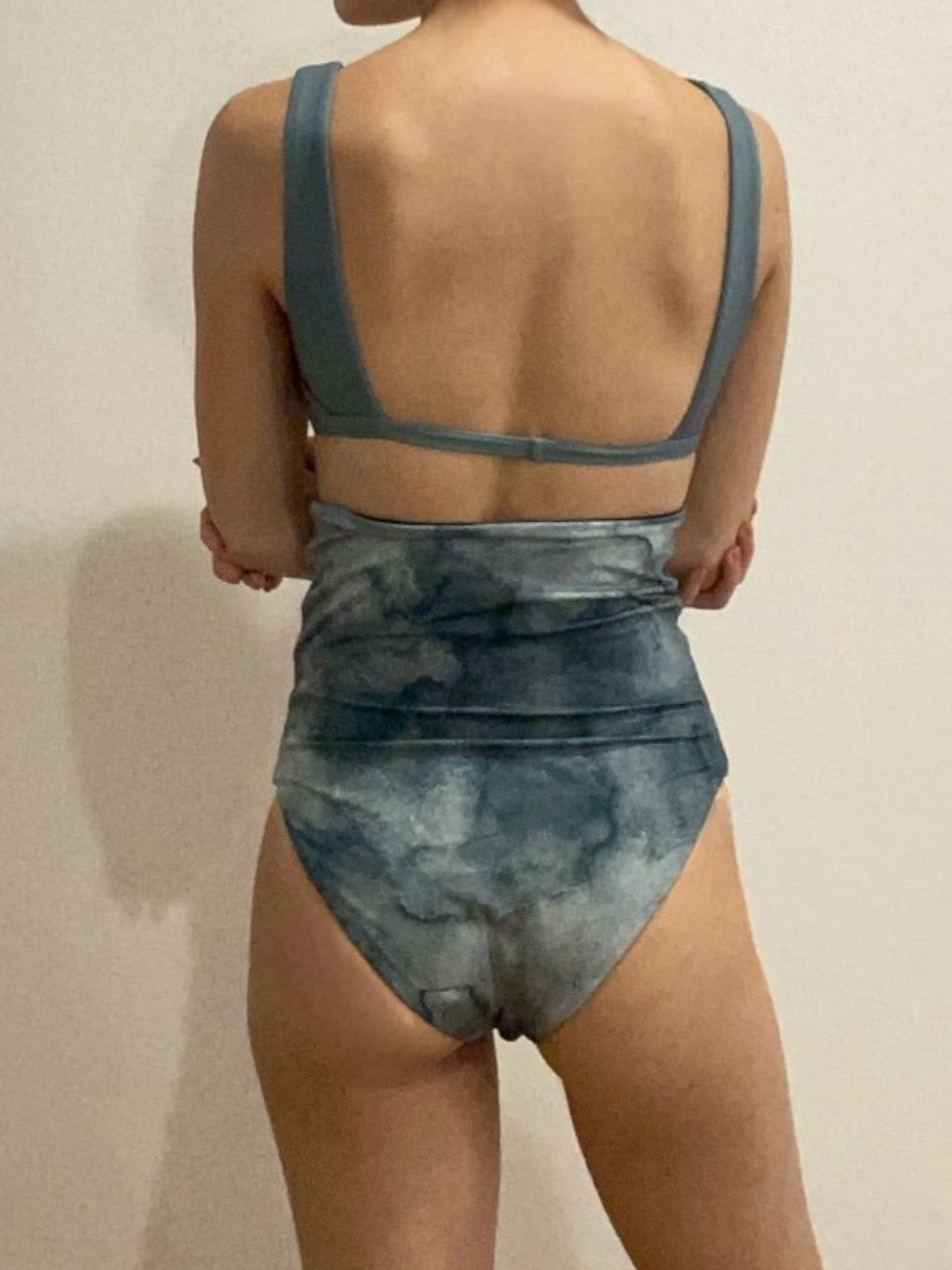 ♻︎Mini Wrap Top 墨青