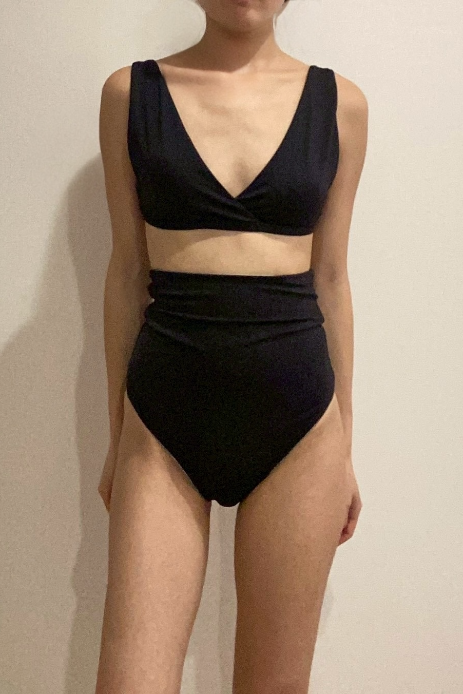 ♻︎Mini Wrap Top 黒