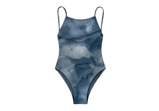 ♻︎Sleek One-Piece 草木柄