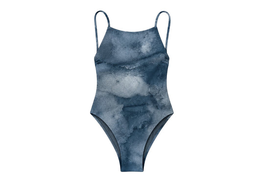 ♻︎Sleek One-Piece 草木柄