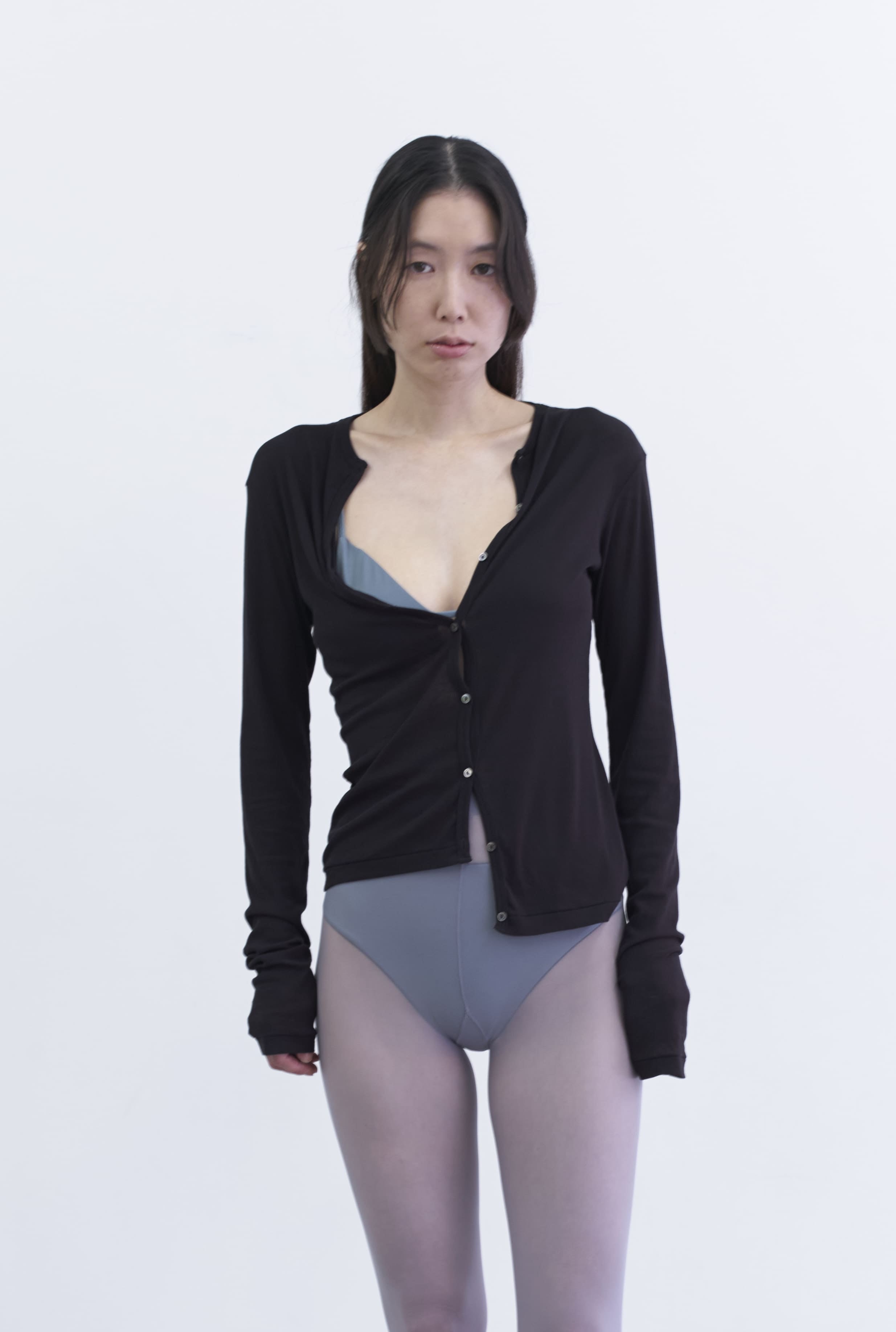 ♻︎Twin-Lines Bikini Top 墨青 – eit swim〈イト スイム〉