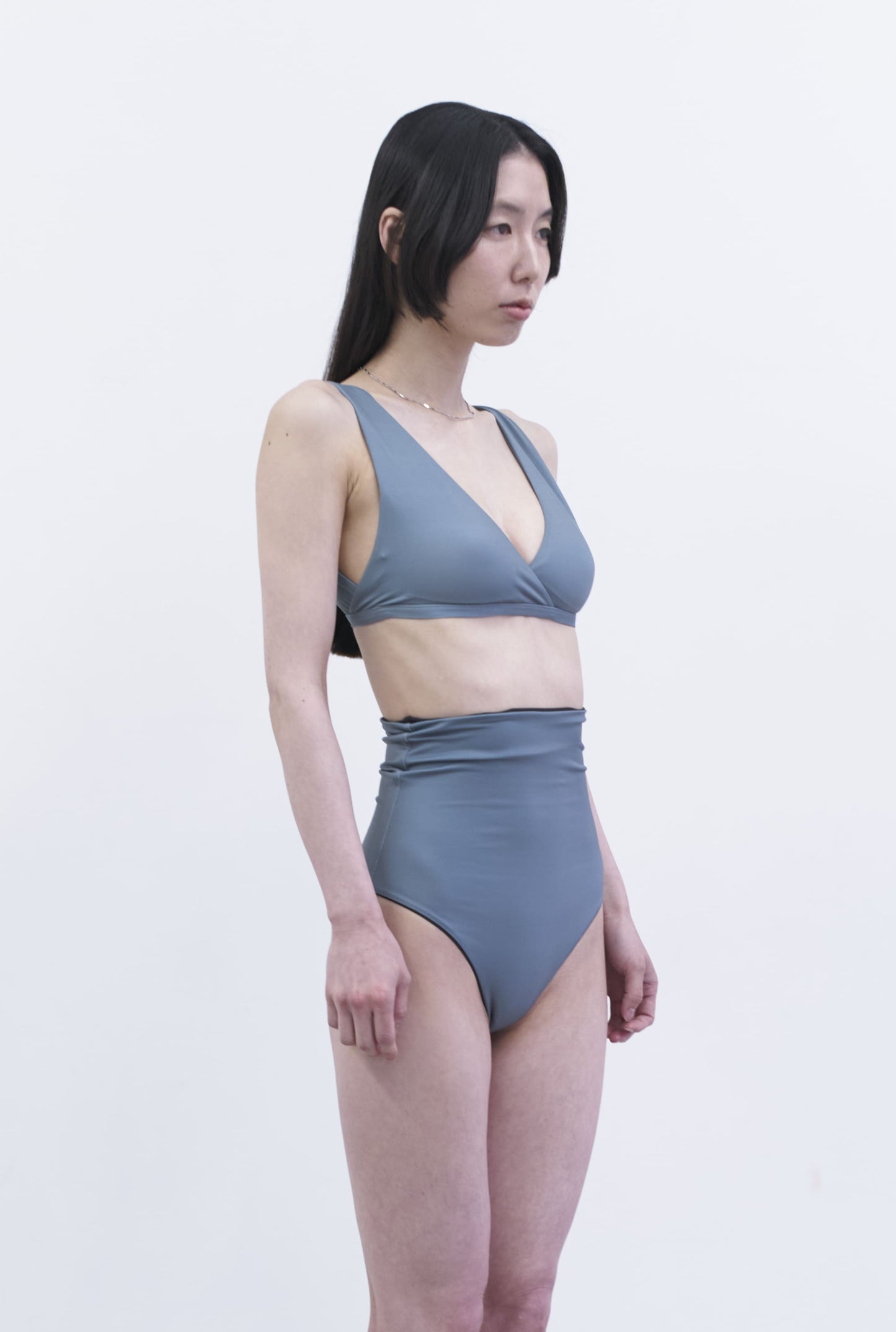 ♻︎Reversible Super High Bottom Black×Sumi Blue