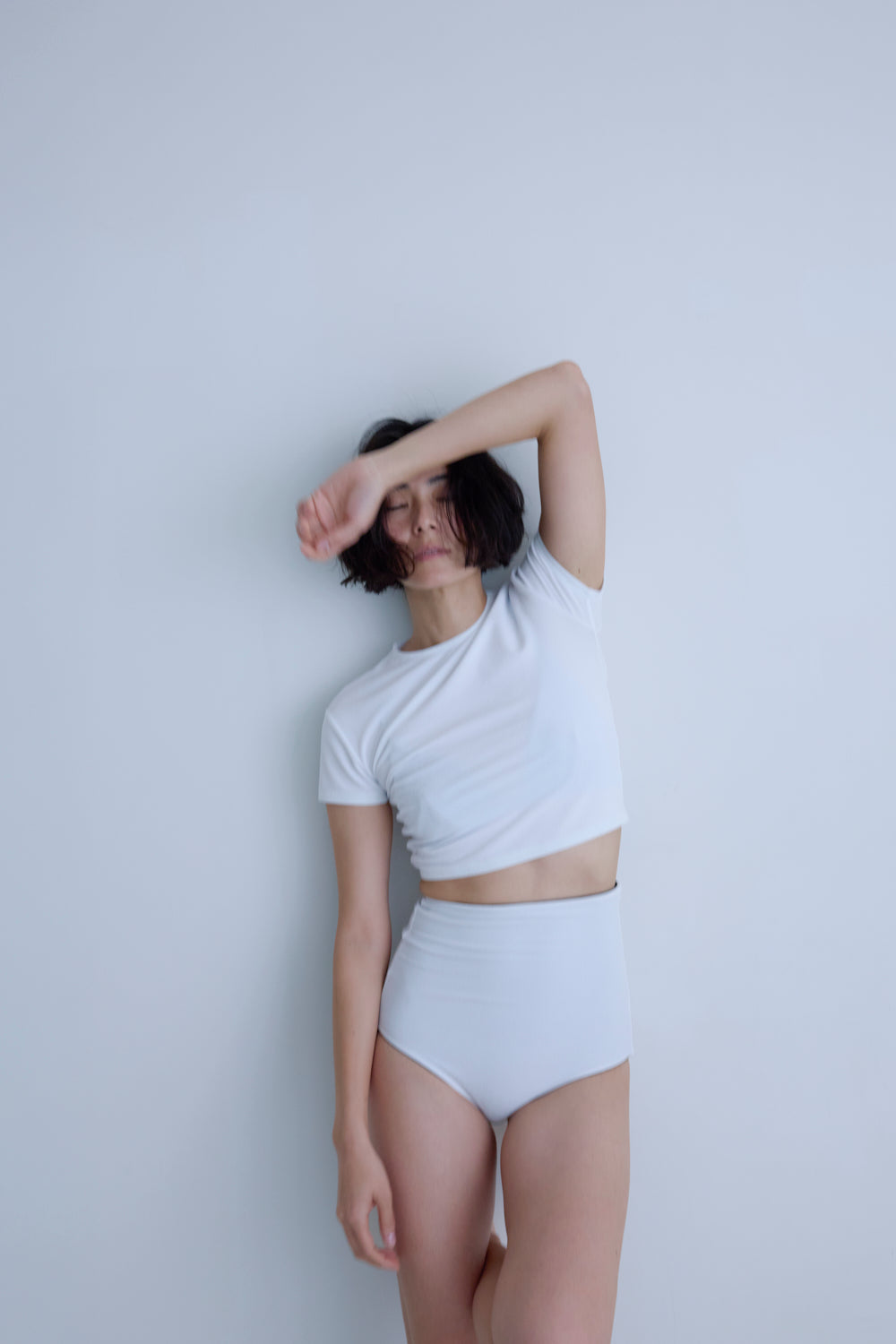 〈NEW〉♻Reversible Super High-Waisted Bikini Bottom 黒 × 白　