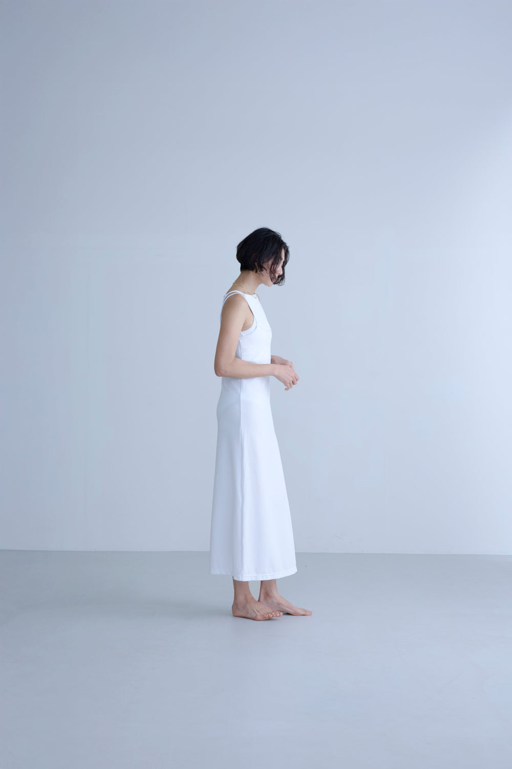 〈NEW〉♻Layering Long Dress 白　