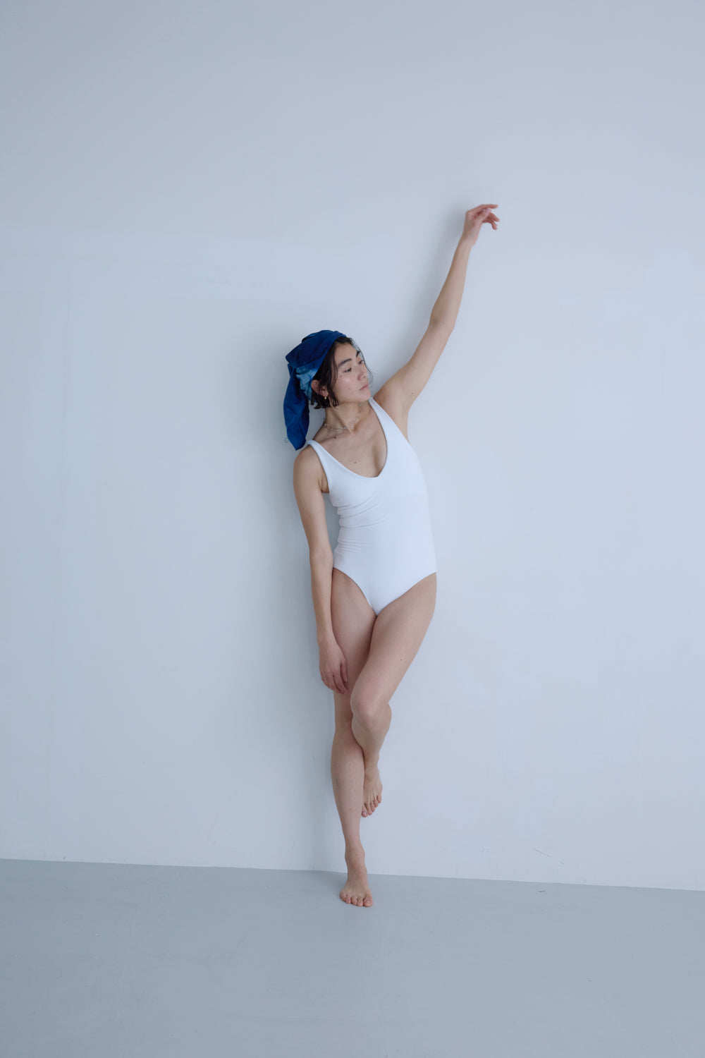 eit swim one-piece〈NEW〉♻Rhombus One-Piece 白 – eit swim