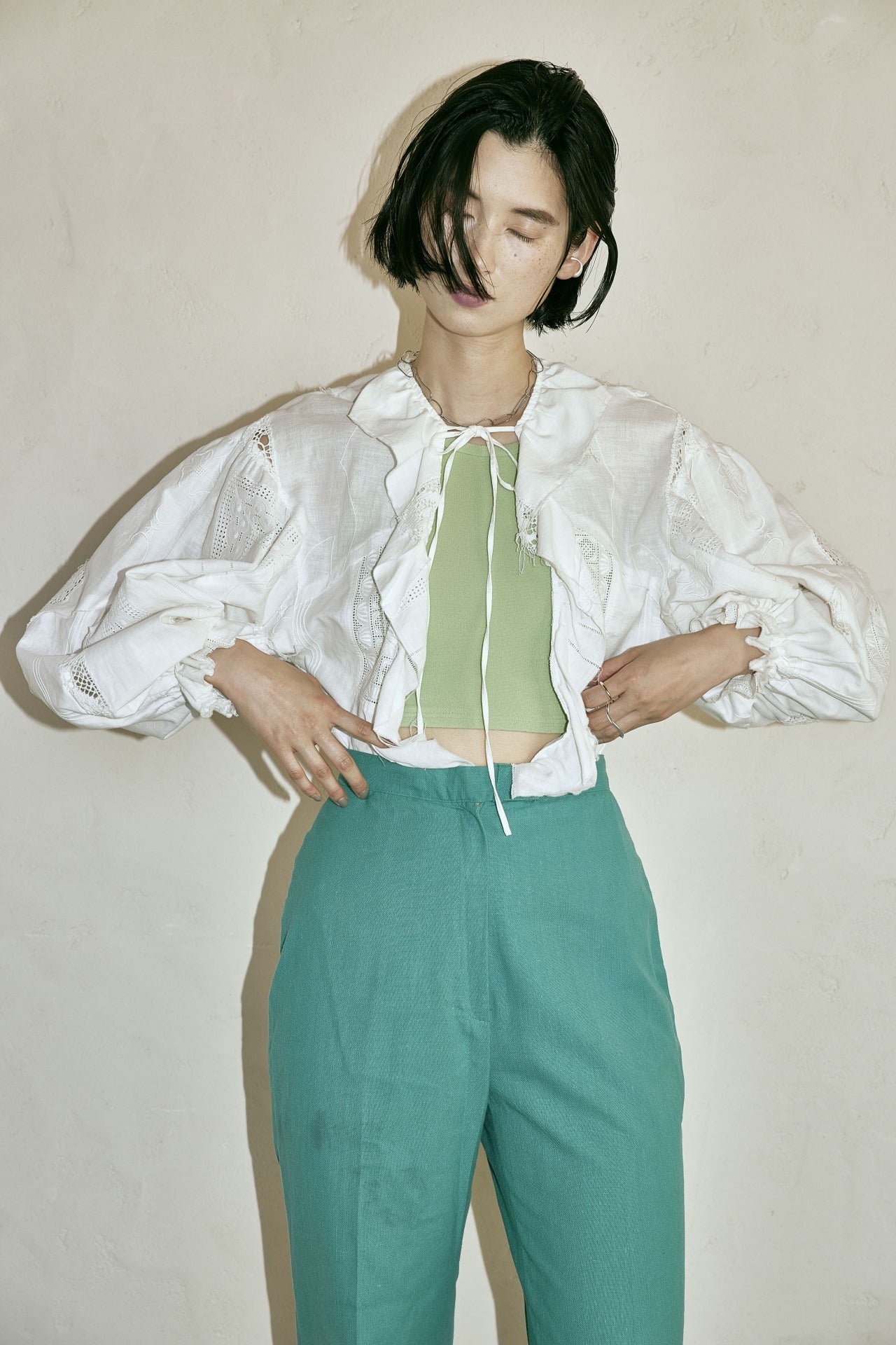 ♻Minimal Swim Tank 淡緑