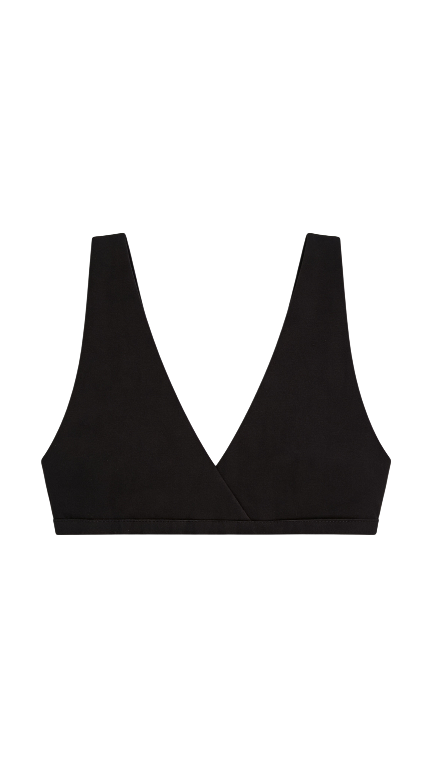 ♻︎Mini Wrap Top Black