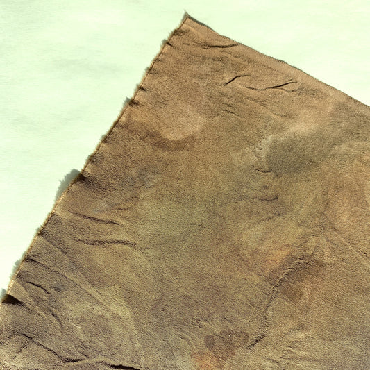 Tamanegi Coffee 玉珈  -plant dyed antique kimono scarf-