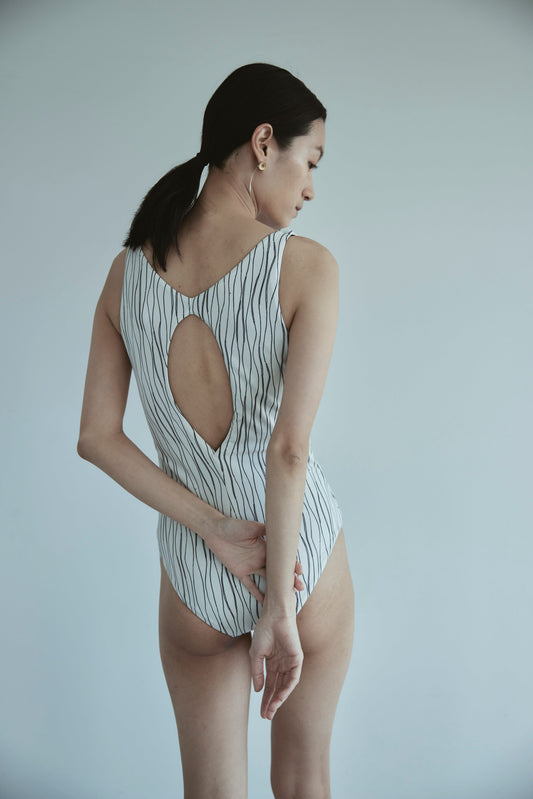 ♻ Third Eye One-Piece よろけ立涌