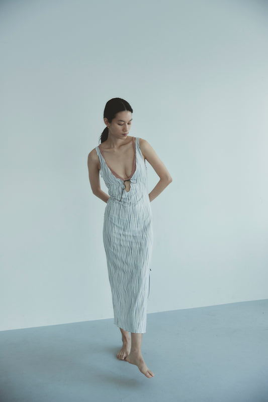 ♻ Soak Swim Dress よろけ立涌