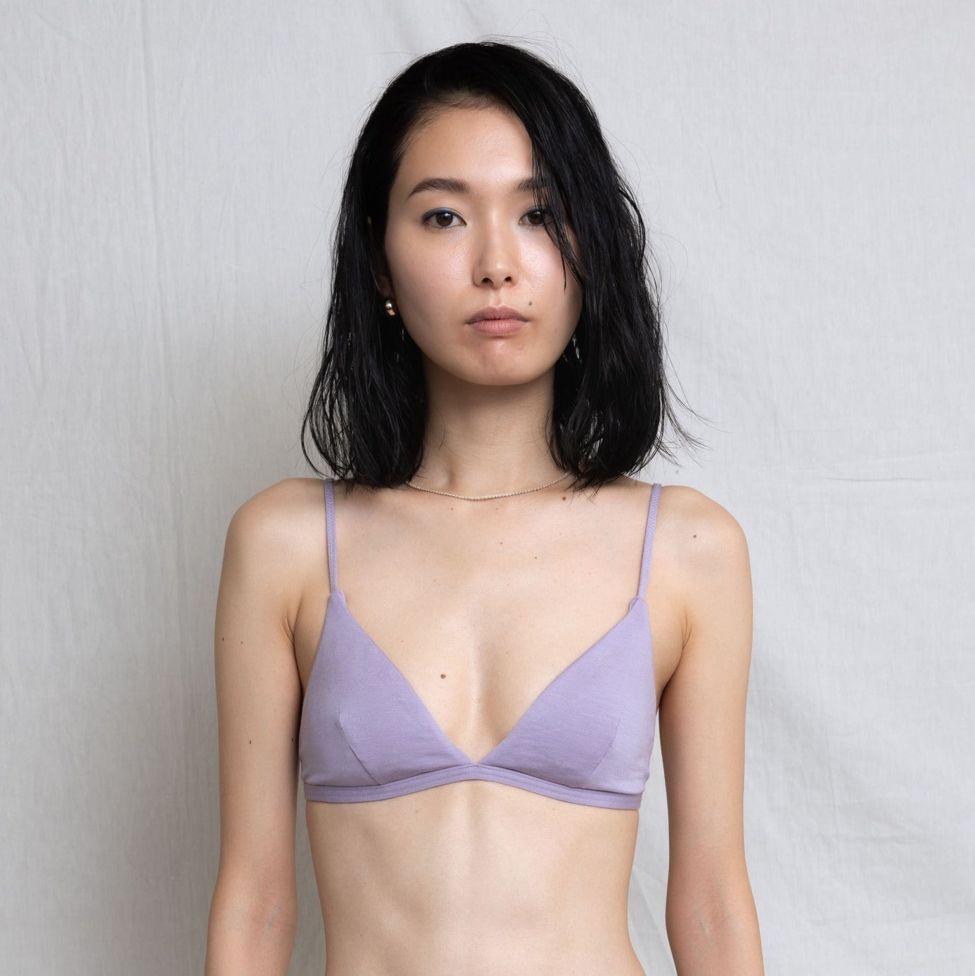 Back Line Bra Top Purple