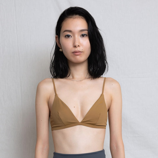 ♻Back Line Bikini Top 山吹