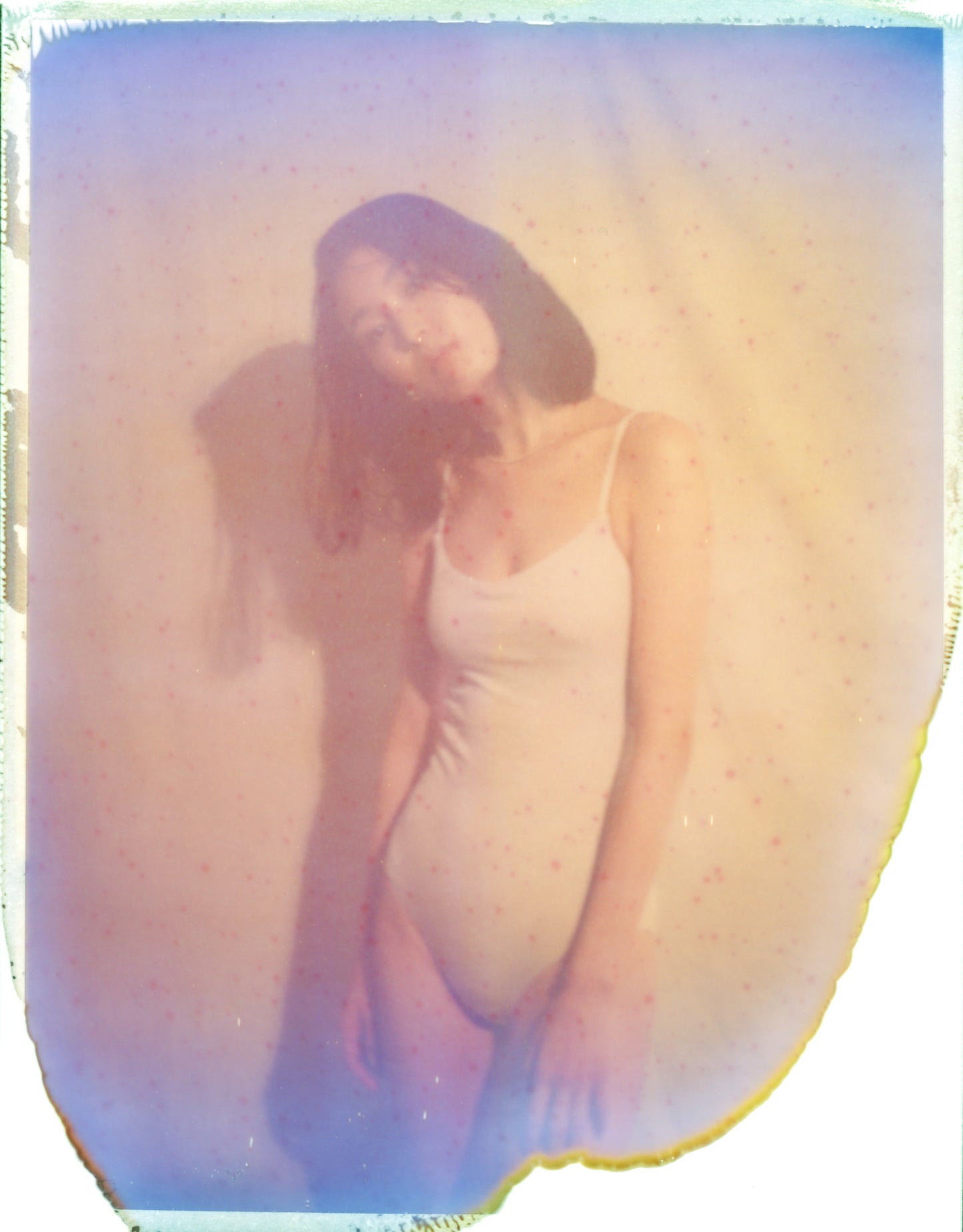 Back Line Bodysuit White