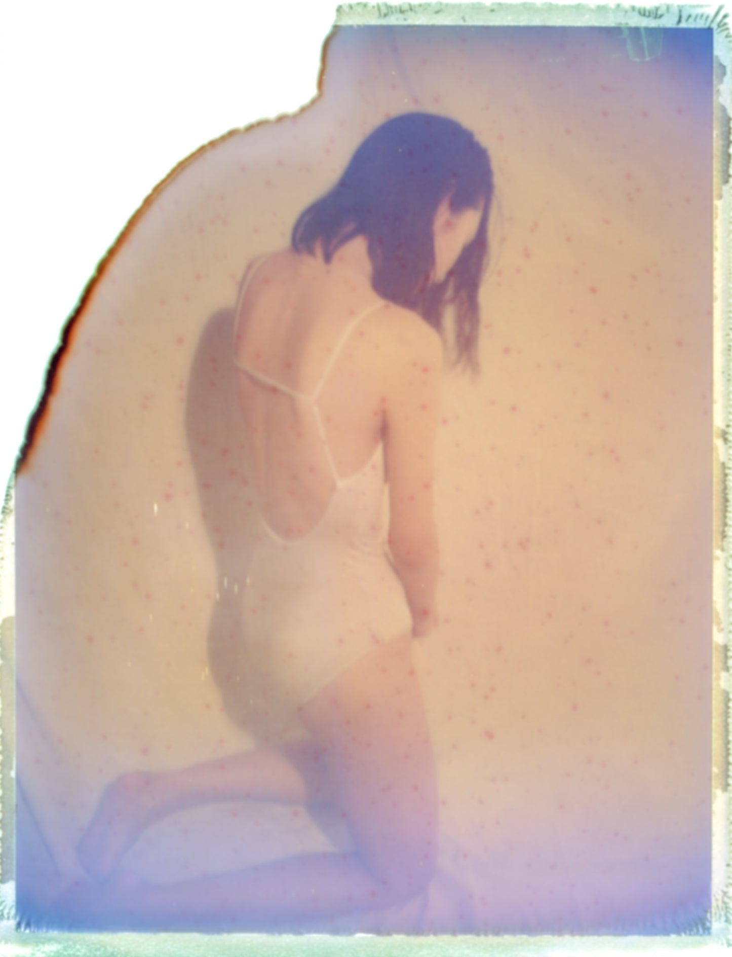 Back Line Bodysuit White